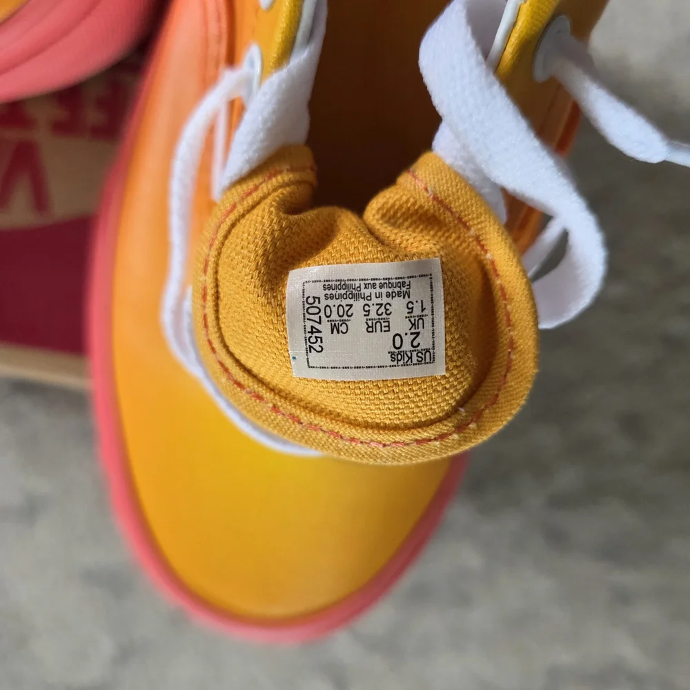 Vans Kids Orange Sneakers - Picture 4 of 4